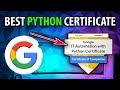 Google it automation with python professional certificate worth it can you get a job