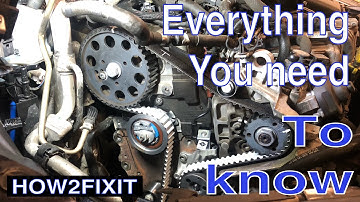 4 FOUTEN bij het vervangen van de distributieriem die u moet vermijden voor VW, AUDI, SKODA en SEAT