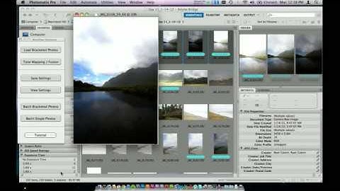 Basic HDR Processing in Photomatix Pro