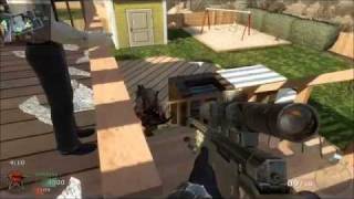 Call of duty black ops L96a1 no scope and quick scoping.