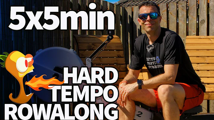 37 Minute Tempo Rowing Workout - Build Power and Speed | 2K Plan v2 Week 4 Row 2 | RowAlong