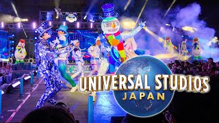 [4K60fps] X'mas at Universal Studios Japan🎄Frosty's Electric Snow Party