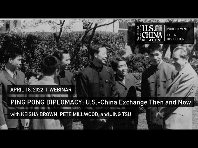 U.S.-China Pingpong Diplomacy, 50 Years Later : NPR