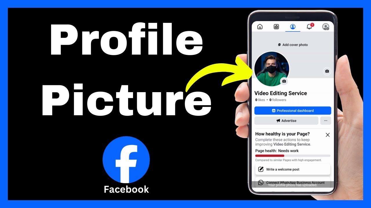 How to Add Profile Picture on Facebook Page - Quick Tutorial