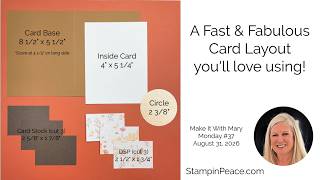 A Fast & Fabulous Card Layout you'll LOVE using!