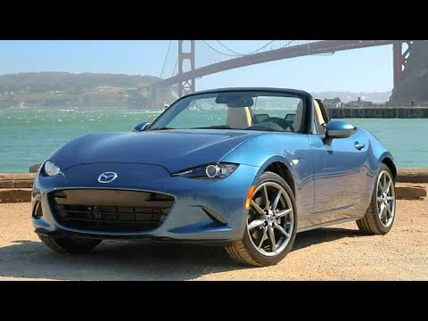 2019 Blue Mazda Mx 5 Miata Improved Response And