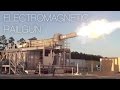 Us militarys electromagnetic railgun fires projectile at 4500mph