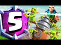 Top 5 with drill magic archer  clash royale