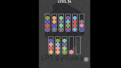 Ball sort puzzle level 34