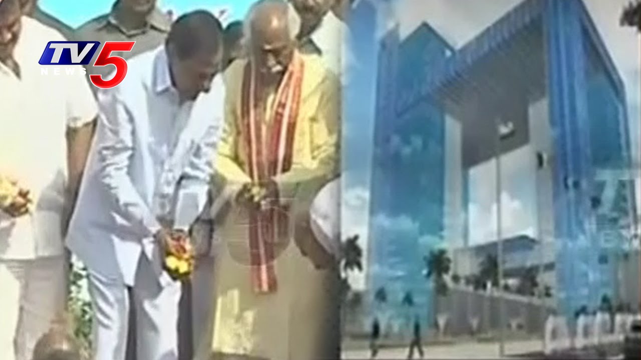 CM KCR Held Bhoomi Puja For Police Command Control Centre | TV5 News