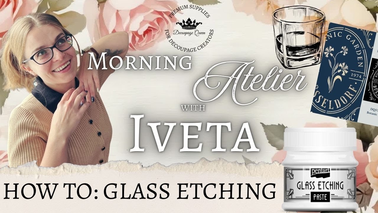 Утреннее мастер-класс с Иветой. Эпизод 3. Как сделать: пасту для травления стекла.