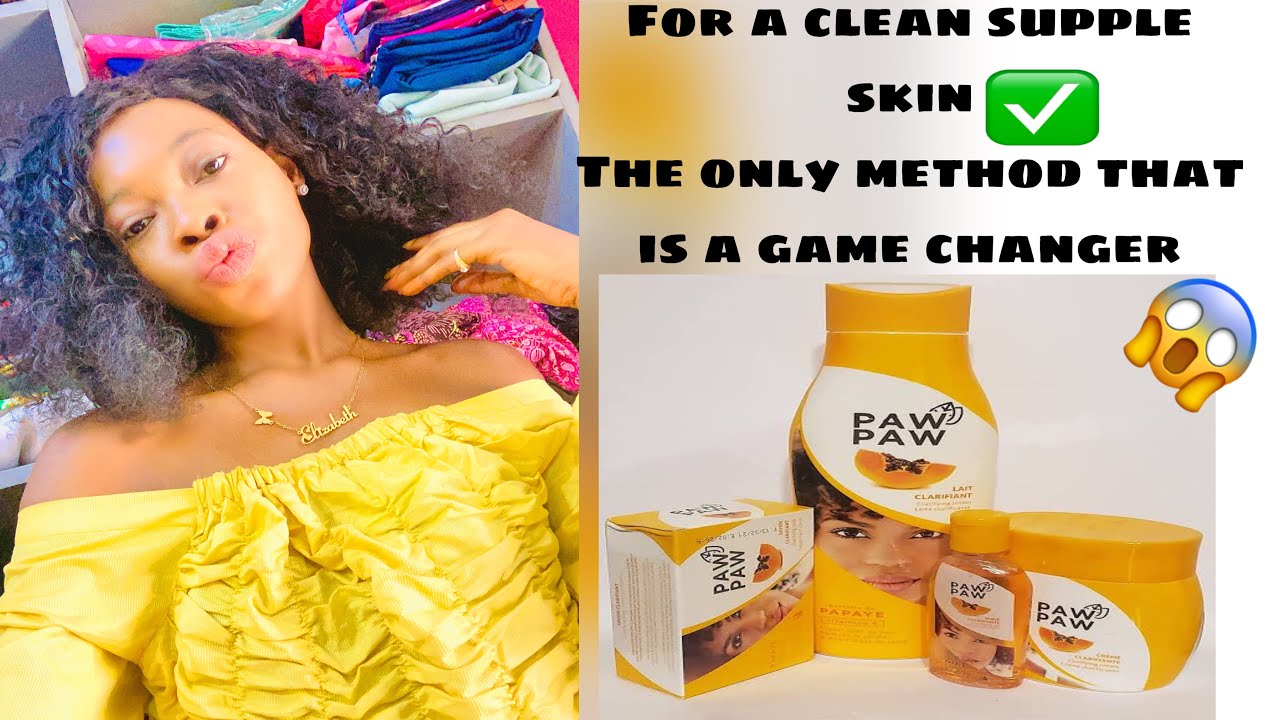 PAWPAW LOTION FOR CLEAN SKIN WITHOUT STRESS// THE ONLY SAFEST METHOD