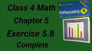 Class 4 Math Ch 5 Ex 5.8|class 4 math ex 5.8 