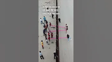 They Made A Seesaw At The Border Wall Of U S And Mexico So The Kids Could Play Together 