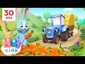 O Grande Trator Azul e Mais! | Música de Fazenda | Música Infantil - HeyKids Português