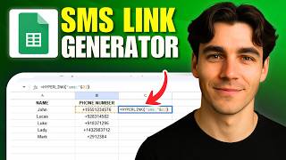 How to Create a URL to SMS a Phone Number in Messages From Google Sheets (Tutorial 2026)