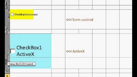 CheckBox ActiveX-FormContol