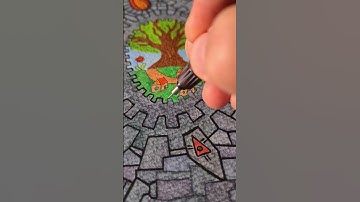 Ripples in Time - finishing and finished mixed media artwork #art