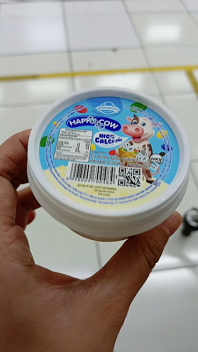 hunting jajanan murah eskrim campina happy cow vanila #jajanan #findingsnack #eskrim #icecream