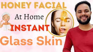 DIY Honey Facial at Home For Glass Clear Glowing Skin