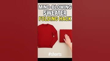 Mind-Blowing Sweater Folding Hack 🌍 International Trend!