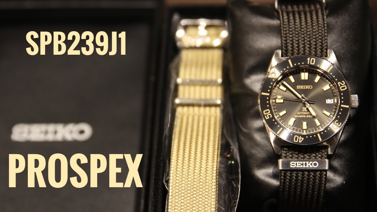 Seiko Prospex Automatik Diver's Nato | Review | SPB239J1 | Olfert&Co -  YouTube