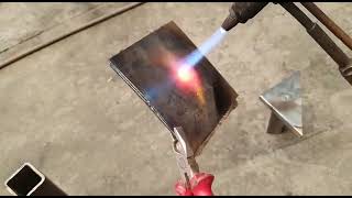 Needling mat - fire test Basalt Needling Mat Fire Tests