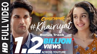 Khairiyat (Lyrics) | Arijit Singh | Chhichhore | Sushant Singh Rajput Shraddha Kapoor | Lyrics Video