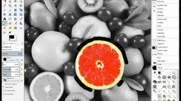 [How to] Create selective colour image in Gimp