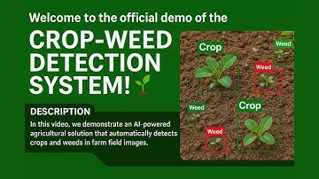 🌾 Welcome to the Smart 𝐂𝐫𝐨𝐩-𝐖𝐞𝐞𝐝 𝐃𝐞𝐭𝐞𝐜𝐭𝐢𝐨𝐧 system 🌱