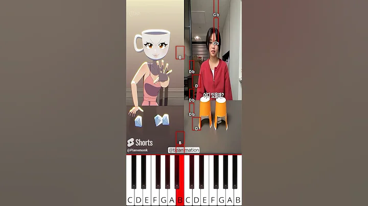 Tung Tung Tung Sahur Easy Magic Trick Tutorial COMPLETE‬ ‬(@tieanimation) - Octave Piano Tutorial