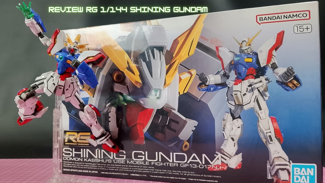 Review RG 1/144 Shining Gundam
