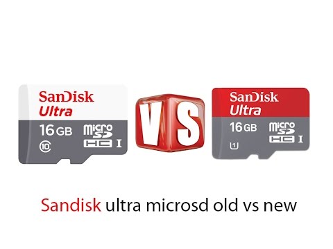 Sandisk ultra new VS Old class10 microsd card | compare & speed test
