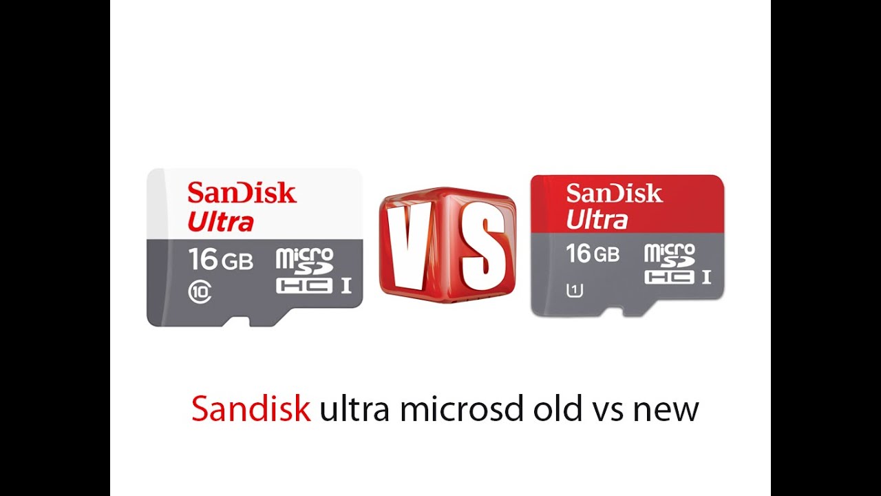 Sandisk Ultra New Vs Old Class10 Microsd Card Compare Speed Test Youtube