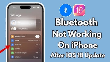 How To Fix Bluetooth Not Working On iPhone After IOS 18 Update !