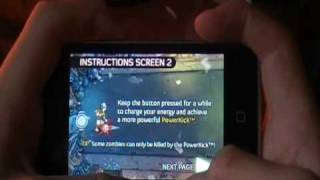 iPod Touch App Review Pro Zombie Soccer screenshot 3