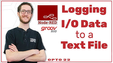 Use Node-RED to Log I/O Data to a Text File