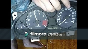 NB Miata instrument cluster taho controller by arduino