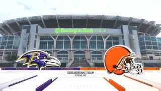 Madden NFL 26 - Baltimore Ravens Vs Cleveland Browns PS5 Simulation Week 11 (Updated Rosters)