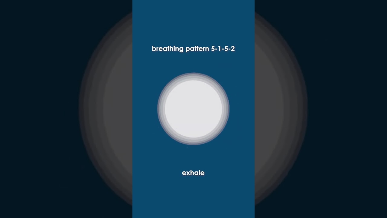 Guided breathwork animation from the StretchFit on demand app