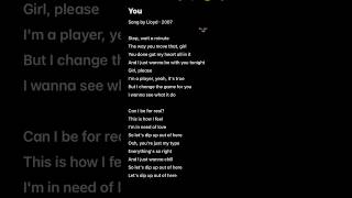 You song By Lloyd  2007   new s spotify  song songs singer