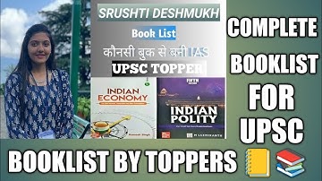 Must read booklist and resources for UPSC CSE by AIR 5 shrushti jayant deshmukh