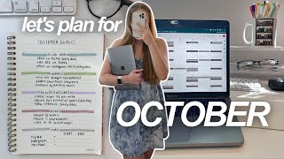 OCTOBER RESET: october goals, monthly planning, budgeting, cleaning + more! *monthly reset routine*