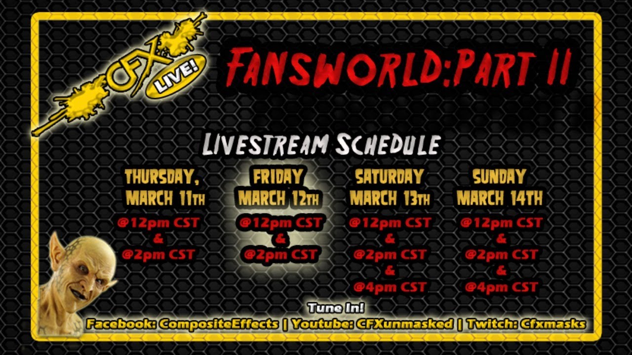 CFX LIVE! FANSWORLD: Part II - 12pm March 12, 2021
