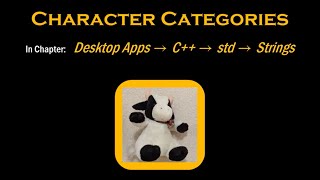 C++: Character Categories