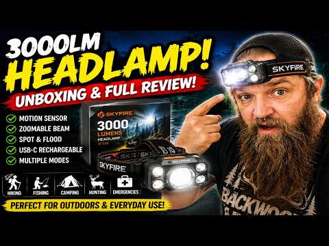I Tested This 3000LM Headlamp… WOW!