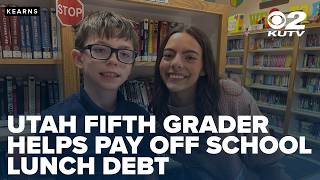 Fifth grader helps pay off school lunch debt at Kearns charter school