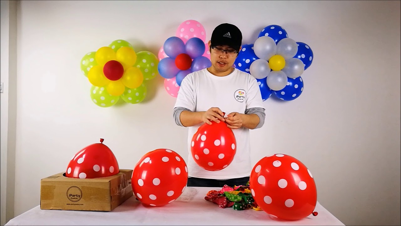 How to Make Balloon Quad Quick and Easy by Party Zealot YouTube
