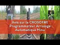 Avis sur la CROSOFMI Programmateur Arrosage Automatique Minuteur Arrosage pour Jardin Contrôle Manue