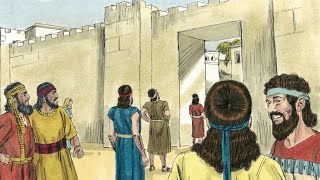 نحميا وبناء سور أورشليم Nehemiah rebuilds the walls of Jerusalem